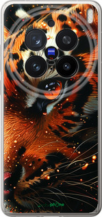 Силіконовий чехол Tiger для Vivo X200 PRO - 6053u-3883 изображение 