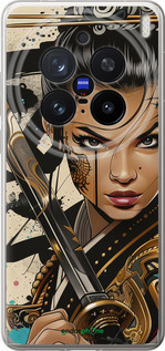 Силиконовый чехол Воительница ветров для Vivo X200 PRO - 6077u-3883 изображение 