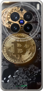 Силіконовий чехол Вулканійчний Bitcoin для Vivo X200 PRO - 6092u-3883 изображение 