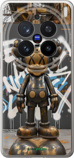 Силіконовий чехол Bronze kaws v3 для Vivo X200 PRO - 6099u-3883 изображение 