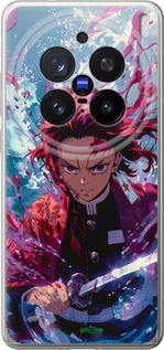 Силіконовий чехол Танджиро Камадо: Клинок, що розсікає демонів для Vivo X200 PRO - 6111u-3883 изображение 