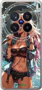 Силіконовий чехол Аніме-зірка під водоспадом для Vivo X200 PRO - 6121u-3883 изображение 