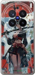 Силиконовый чехол Гейша-воин для Vivo X200 PRO - 6124u-3883 изображение 