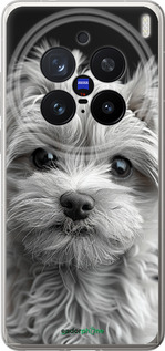 Силиконовый чехол Мальтипу на чорном фоне для Vivo X200 PRO - 6156u-3883 изображение 