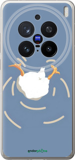 Силиконовый чехол Гусь ныряет для Vivo X200 PRO - 6275u-3883 изображение 