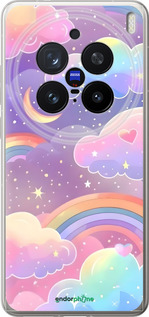 Силіконовий чехол Хмари та веселка для Vivo X200 PRO - 6312u-3883 изображение 