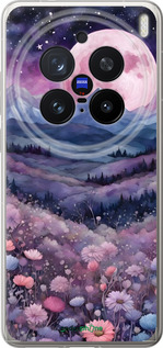 Силіконовий чехол Ніч місяць арт для Vivo X200 PRO - 6319u-3883 изображение 