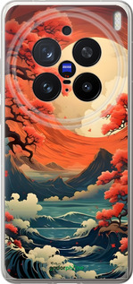 Силіконовий чехол Природа Японії для Vivo X200 PRO - 6327u-3883 изображение 