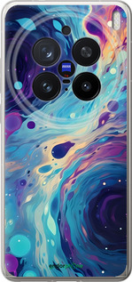 Силиконовый чехол Арт акварель для Vivo X200 PRO - 6329u-3883 изображение 