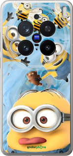 Силіконовий чехол Миньоны для Vivo X200 PRO - 6386u-3883 изображение 