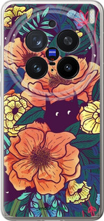 Силіконовий чехол Із зображенням польових квітів для Vivo X200 PRO - 6419u-3883 изображение 