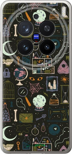 Силиконовый чехол Колдовской принт для Vivo X200 PRO - 6425u-3883 изображение 