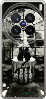 Силіконовий чехол Череп та коти для Vivo X200 PRO - 6432u-3883 изображение 