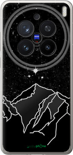 Силіконовий чехол Мінімалістичний гірський краєвид для Vivo X200 PRO - 6438u-3883 изображение 