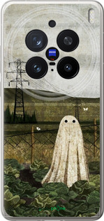 Силиконовый чехол Иллюстрация призрак в капусте для Vivo X200 PRO - 6440u-3883 изображение 
