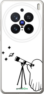 Силиконовый чехол Привидение астроном для Vivo X200 PRO - 6444u-3883 изображение 