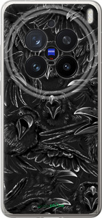 Силіконовий чехол Вороня лють для Vivo X200 PRO - 6474u-3883 изображение 