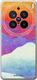 Силіконовий чехол Гірський захід сонця для Vivo X200 PRO - 6479u-3883 изображение 