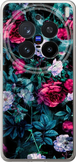 Силіконовий чехол Сад та троянди для Vivo X200 PRO - 6483u-3883 изображение 