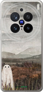 Силиконовый чехол Одинокий призрак на фоне гор для Vivo X200 PRO - 6486u-3883 изображение 