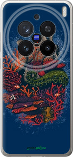 Силіконовий чехол Серце моря для Vivo X200 PRO - 6506u-3883 изображение 