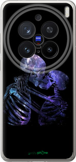 Силіконовий чехол Із зображенням скелета для Vivo X200 PRO - 6537u-3883 изображение 