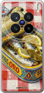 Силіконовий чехол Vintage Sardine Tin Phone для Vivo X200 PRO - 6772u-3883 изображение 