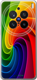 Силиконовый чехол Радужный вихрь для Vivo X200 PRO - 747u-3883 изображение 