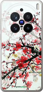 Силіконовий чехол Квітучий кущ для Vivo X200 PRO - 831u-3883 изображение 