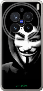 Силіконовий чехол Анонімус для Vivo X200 PRO - 832u-3883 изображение 