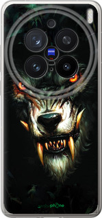 Силиконовый чехол Дьявольский волк для Vivo X200 PRO - 833u-3883 изображение 
