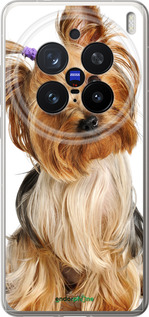 Силіконовий чехол Йоркширський тер'єр із хвостиком для Vivo X200 PRO - 930u-3883 изображение 