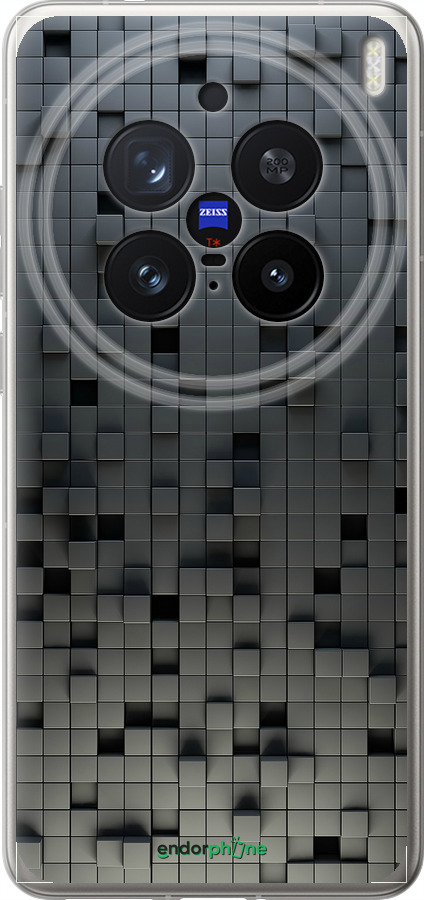 Силиконовый чехол Кубики для Vivo X200 PRO - 1061u-3883 изображение 