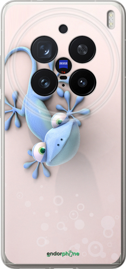 Силиконовый чехол Геккончик для Vivo X200 PRO - 1094u-3883 изображение 