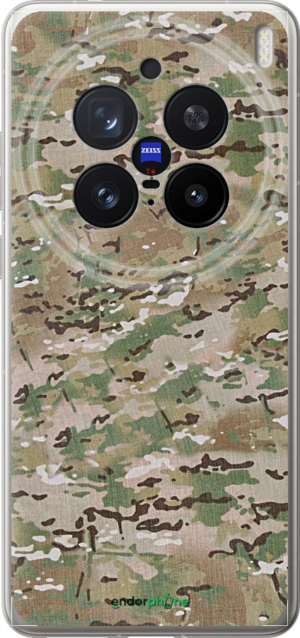 Силиконовый чехол Камуфляж v5 для Vivo X200 PRO - 1201u-3883 изображение 