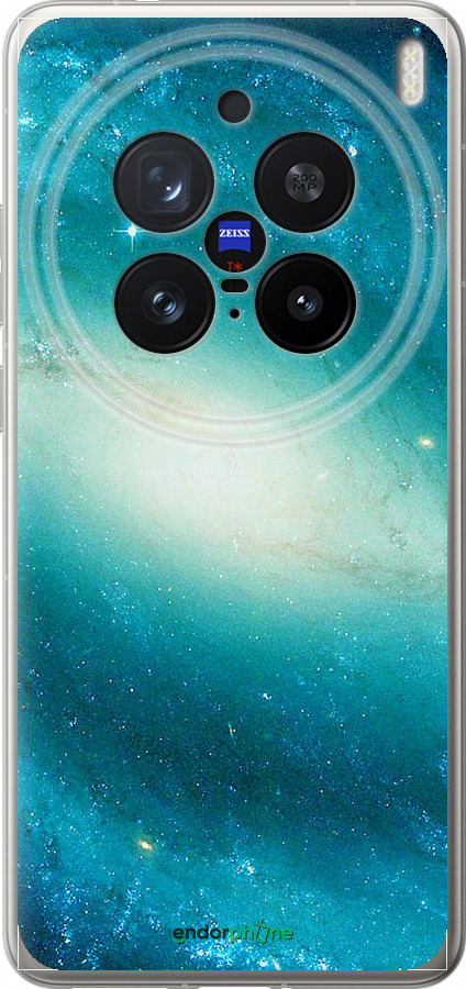 Силиконовый чехол Голубая галактика для Vivo X200 PRO - 177u-3883 изображение 