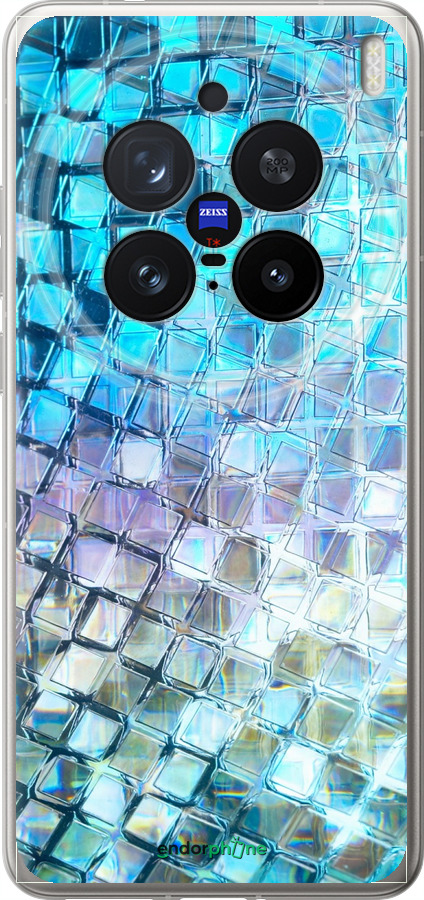 Силіконовий чехол Луска, яка переливається для Vivo X200 PRO - 227u-3883 изображение 