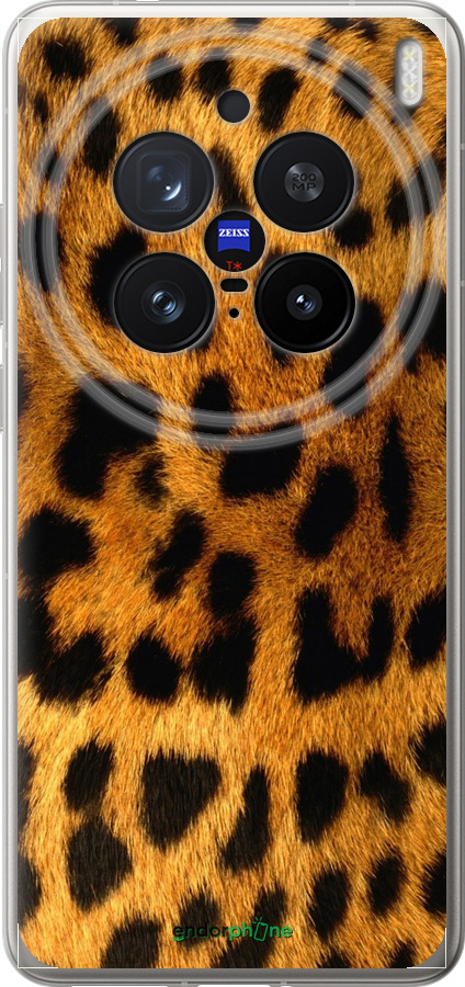 Силиконовый чехол Шкура леопарда для Vivo X200 PRO - 238u-3883 изображение 