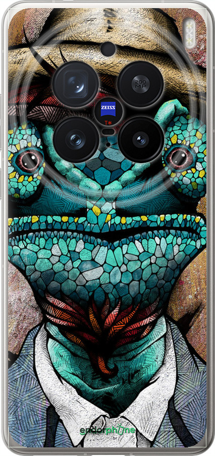 Силиконовый чехол Хамелеон в розыске для Vivo X200 PRO - 4030u-3883 изображение 