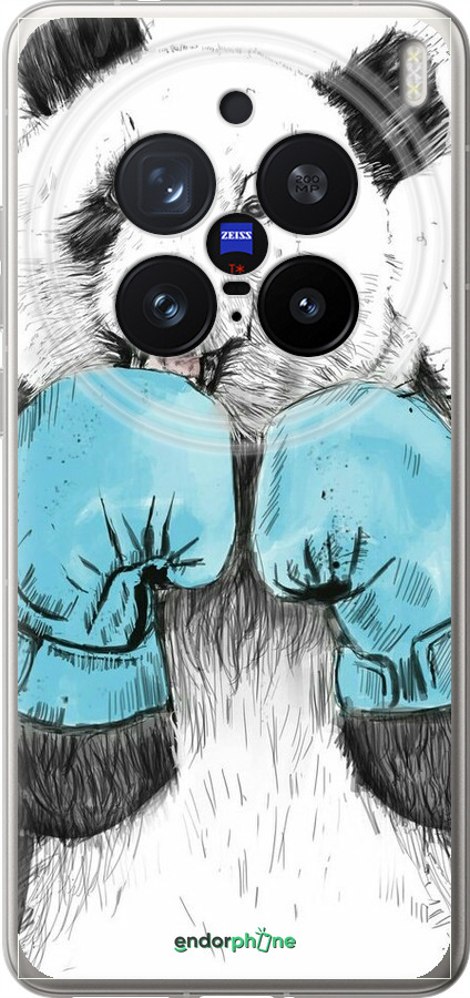 Силиконовый чехол Панда-боксер для Vivo X200 PRO - 4104u-3883 изображение 