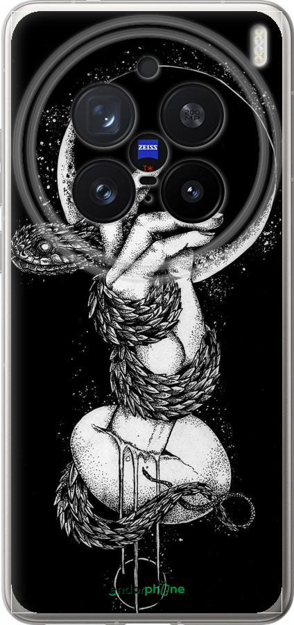 Силіконовий чехол Змія в руці для Vivo X200 PRO - 4149u-3883 изображение 