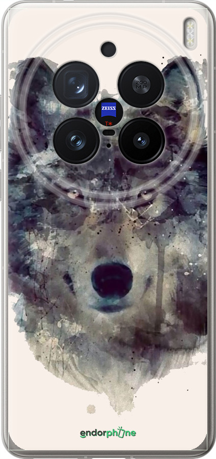 Силіконовий чехол Вовк-арт для Vivo X200 PRO - 4163u-3883 изображение 