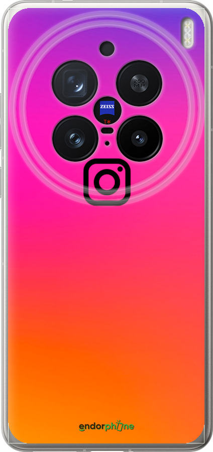 Силиконовый чехол Instagram для Vivo X200 PRO - 4273u-3883 изображение 