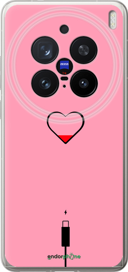 Силіконовий чехол Підзарядка серця1 для Vivo X200 PRO - 4275u-3883 изображение 