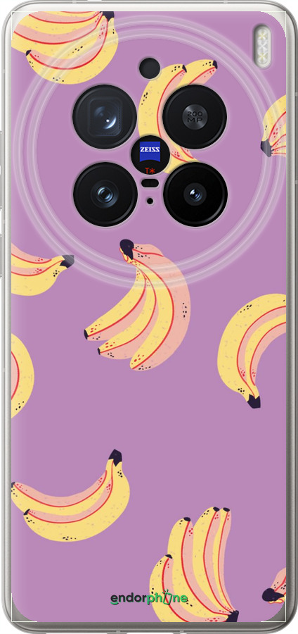 Силиконовый чехол Бананы для Vivo X200 PRO - 4312u-3883 изображение 