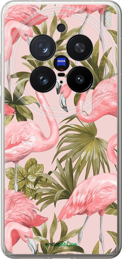 Силиконовый чехол фламинго 2 для Vivo X200 PRO - 4360u-3883 изображение 