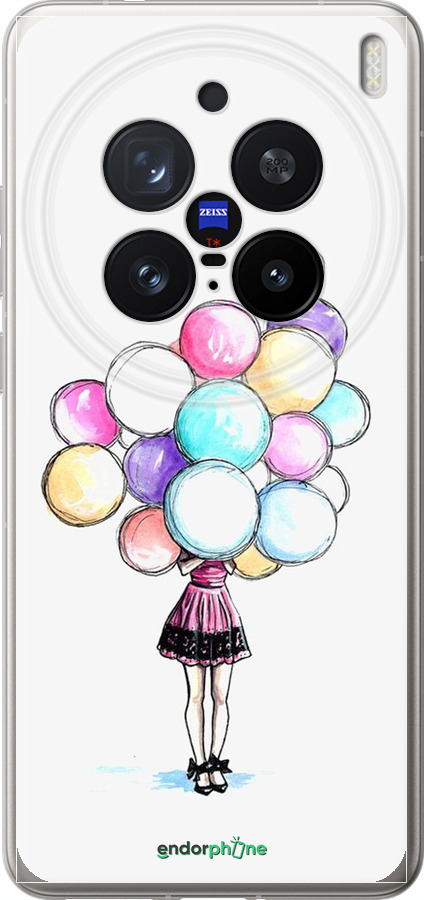 Силиконовый чехол Шарики для Vivo X200 PRO - 4387u-3883 изображение 