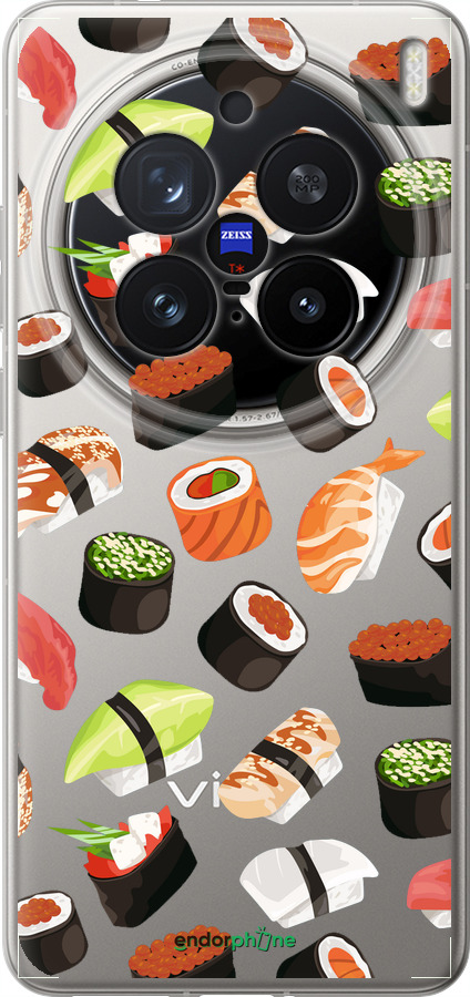 Силіконовий чехол Суші для Vivo X200 PRO - 4404u-3883 изображение 