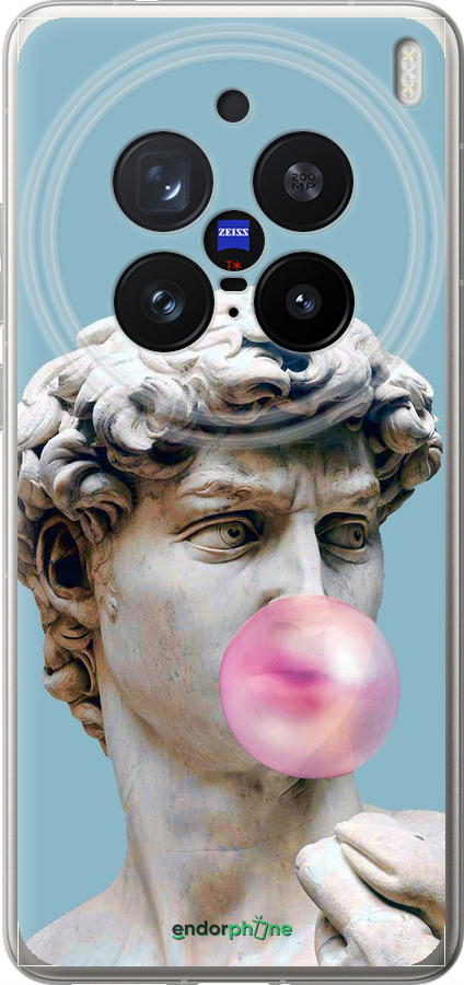 Силіконовий чехол Мікеланджело для Vivo X200 PRO - 4500u-3883 изображение 