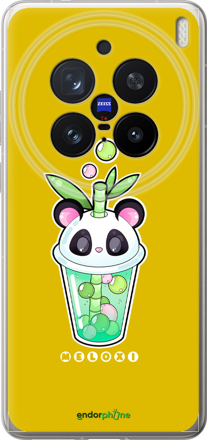 Силіконовий чехол Панда 1 для Vivo X200 PRO - 4558u-3883 изображение 